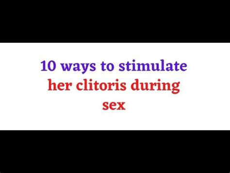 rubbing clitorus|“Rub my clitoris like this!” How to Stimulate Her  .